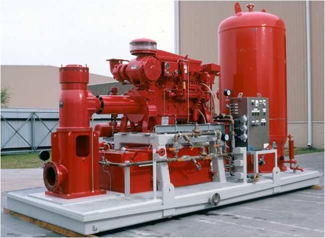 尼日尔Agadem油田一体化项目柴油机立式长轴消防泵