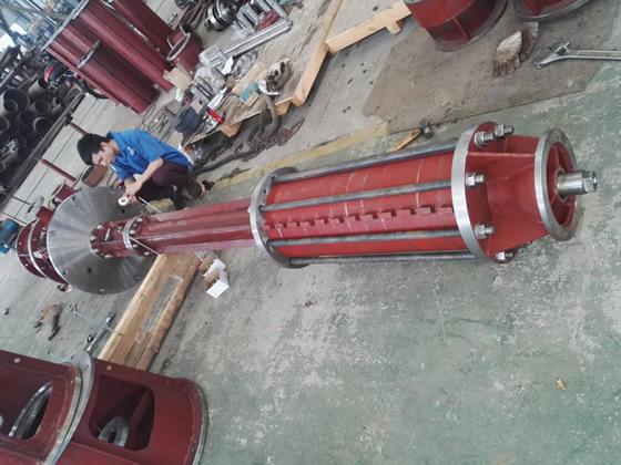 立式多级筒袋式凝结水泵应用