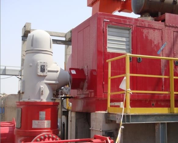 LNG project diesel vertical fire pump project vertical turbine pump