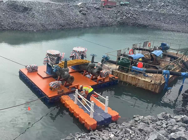 华润水泥(合浦)有限公司浮船泵-立式长轴泵