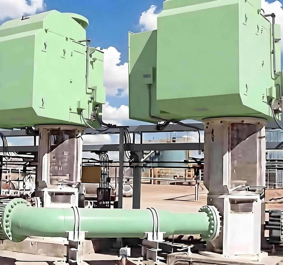 南美矿山项目立式长轴泵(Vertical Turbine Pump) 南美矿山项目立式长轴泵(Vertical Turbine Pump)