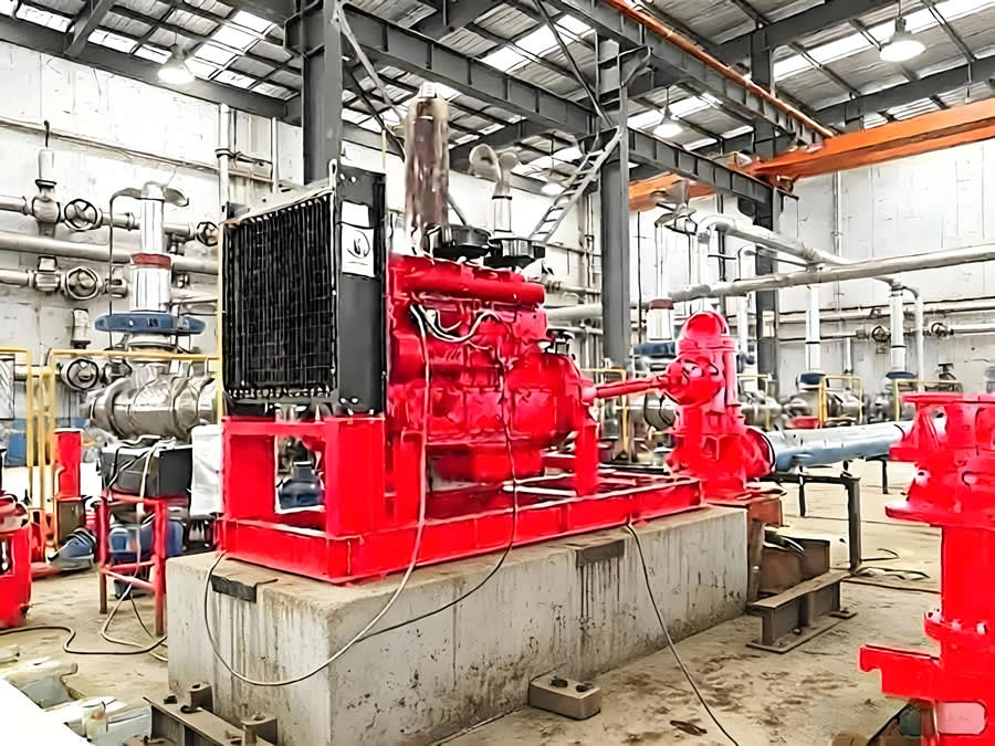 AllD INDUSTRIAL CO.,LTD购买多台立佳机械250LC立式长轴消防涡轮泵及H300、H350直角齿轮箱