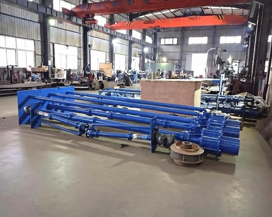 立式长轴液下多吸头多级排污水泵相册