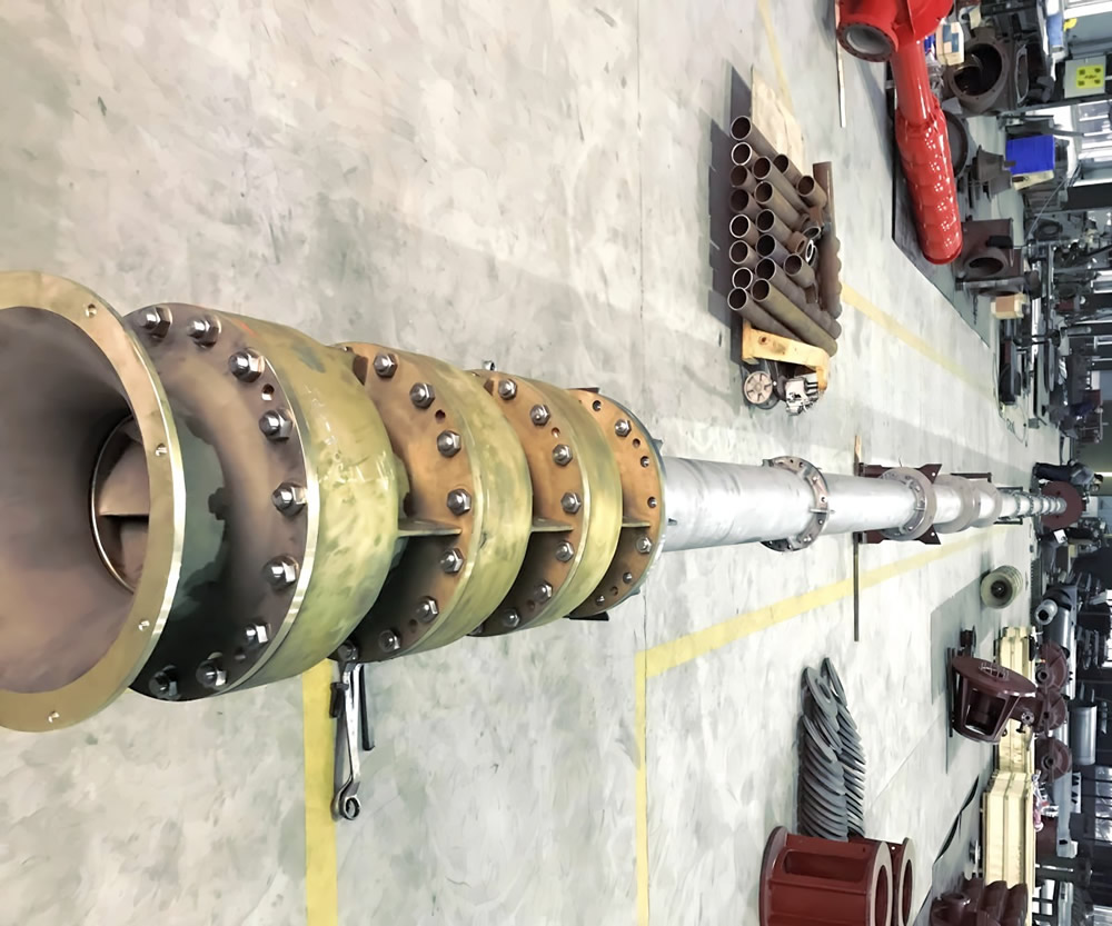 超长液下深度的立式液下长轴泵的核心特点